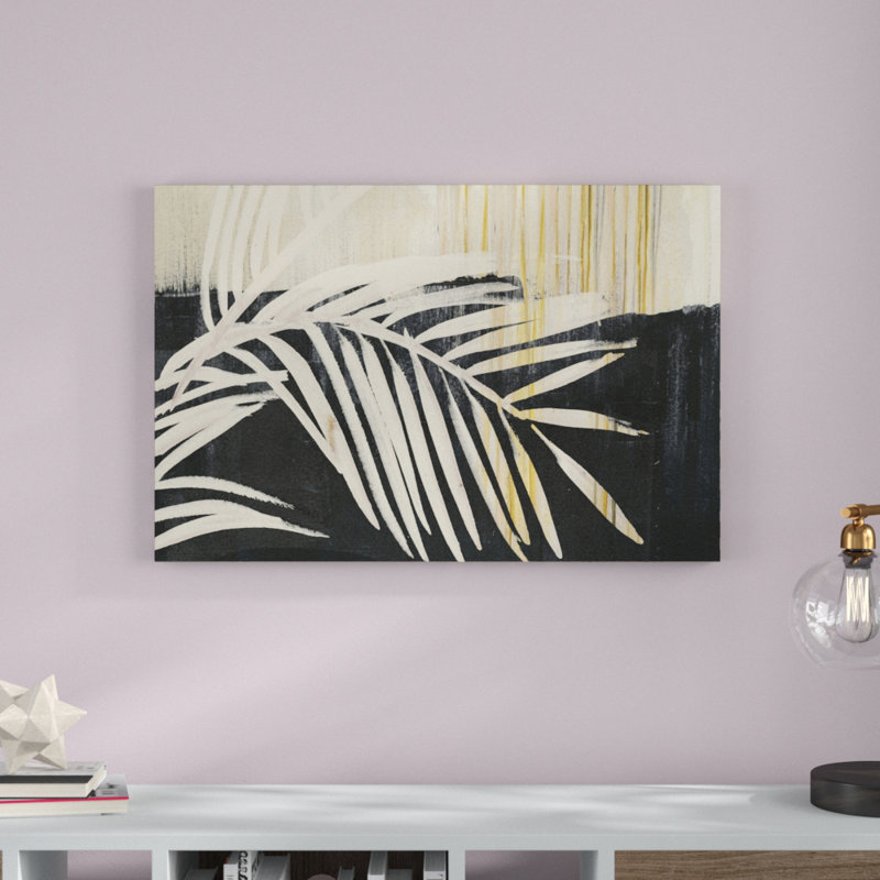 «Golden Raffia I», peinture sur toile, H 24 po x l 36 po