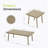 Mariene 4 - Person Patio Conversation Set with Cushions-101251869-101251867