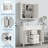 Bandy 35'' Single Bathroom Vanity with Ceramic Top with Mirror-531083505