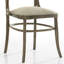 Chaise d'appoint rembourrée en polyester Barsha