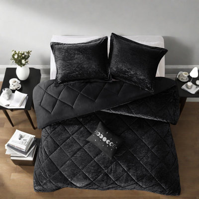 Ensembles de literie de luxe, grand lit en velours de polyester, maison moderne