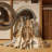 Machine Washable Abstract Brown Area Rug-1882529987