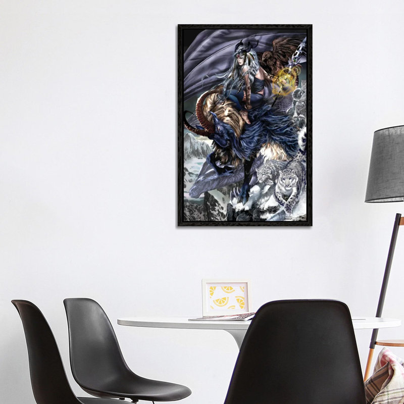 Aries by Ruth Thompson - Gallery-Wrapped Canvas Giclée on Canvas, 101.6 cm H x 66.04 cm W, Black Framed