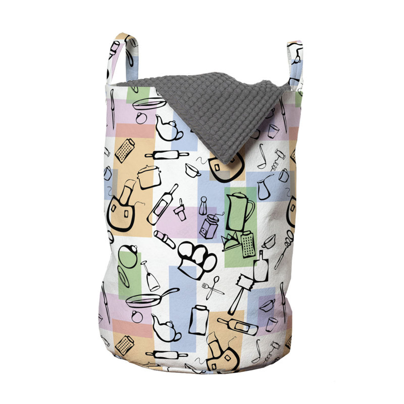 Fabric Laundry Bag with Handles