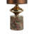 17 Stories Tatem Glass Hurricane With Stone Base-1810434980
