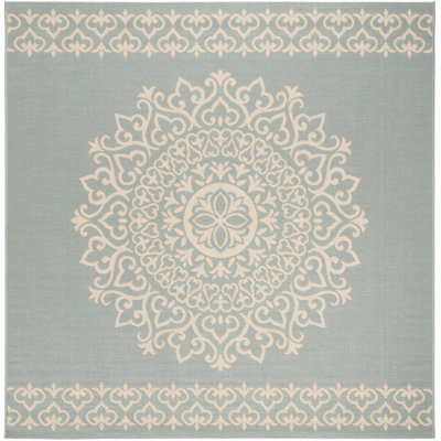 Tapis d'intérieur / extérieur à fleurs Frankee Performance