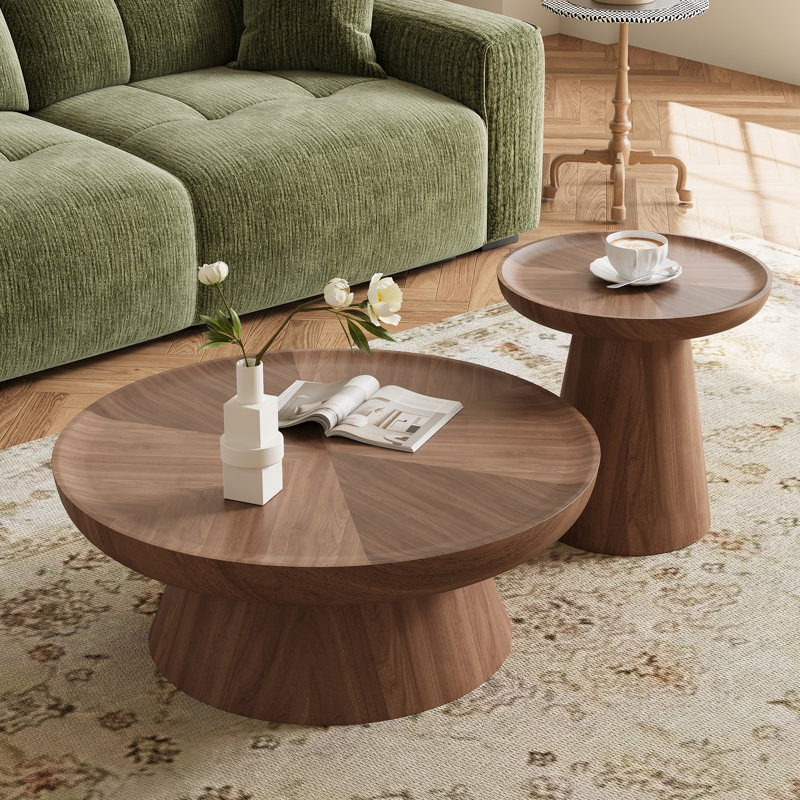Table basse Nesting, Noyer