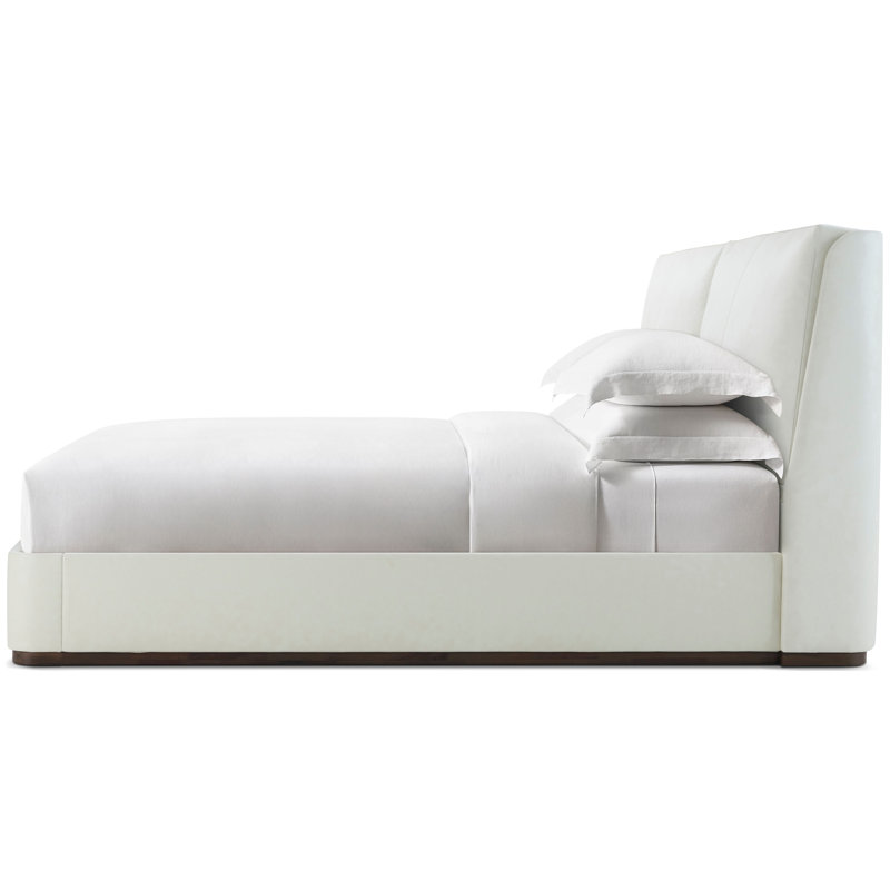 Vienna Upholstered Bed, White, King