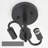 Flush Mount Ceiling Light (Black)