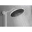 White Brass Shower Assembly With 10" Rain Showerhead, 4 Hand Shower, Adjustable Slide Bar And Soap Dish For Bathroom Wall Mounting Showerhead Improving Quality, - Unit-126673548