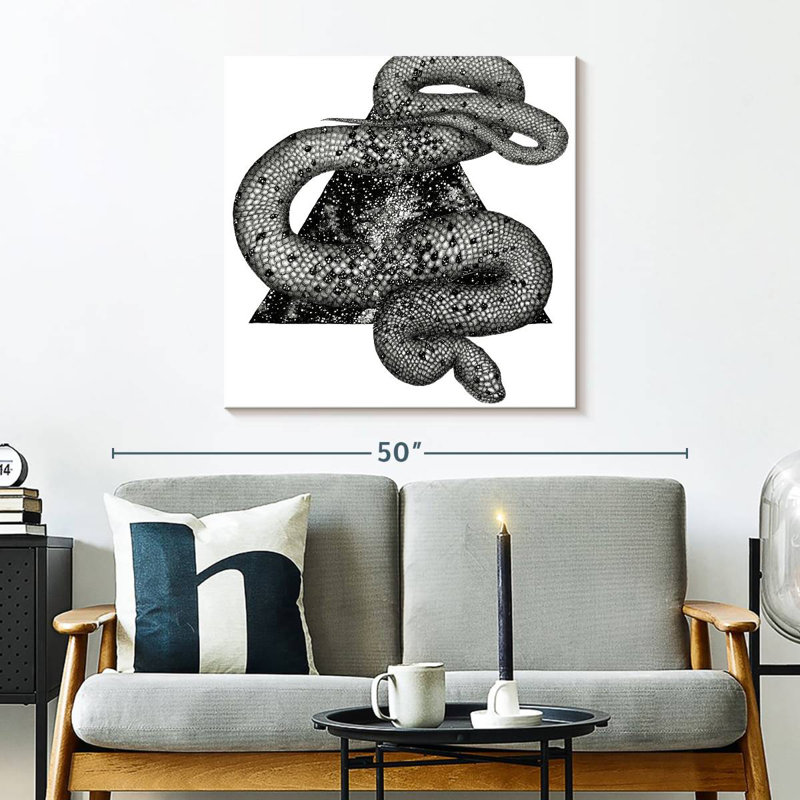 Crowle Cosmic Snake, 30" H x 30" W