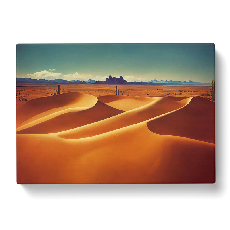 Dignified Desert - Wrapped Canvas, 35cm H x 50cm W x 3cm D