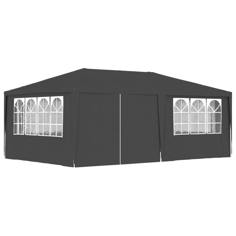 Erim 4m x 6m Steel Party Tent, Anthracite
