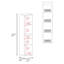 Armoire de rangement 4 tablettes