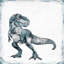 «Dinosaur Chase» - peinture sur toile tendue-89609799