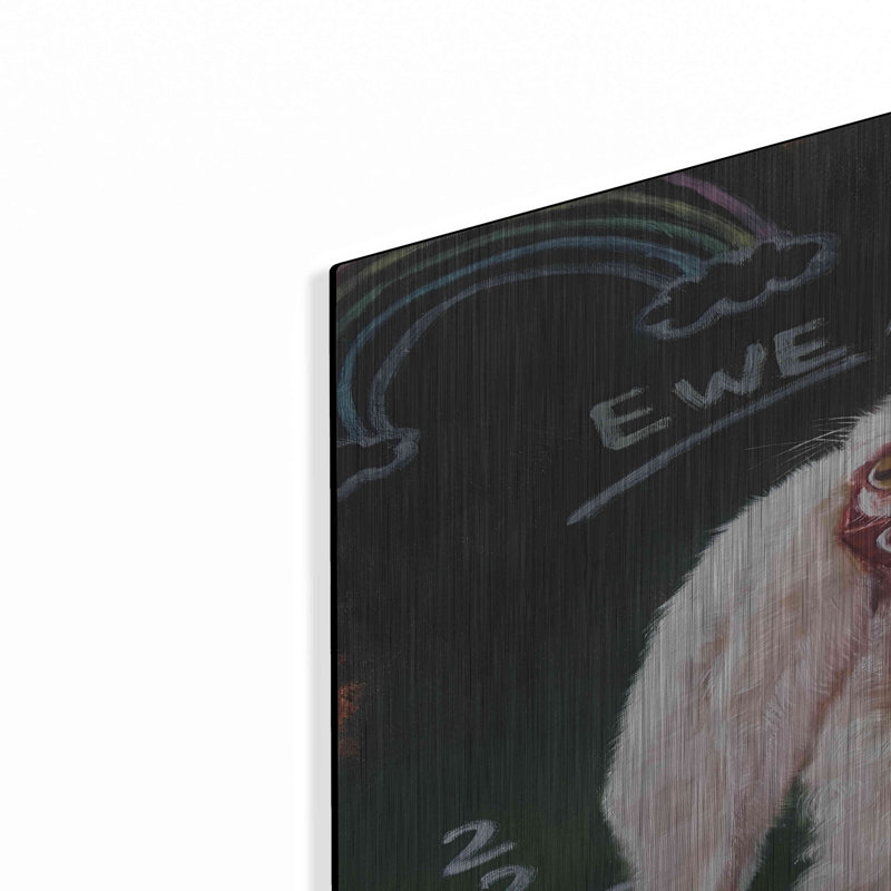 «Back To School - Mme Ewe» par Lucia Heffernan, H 36 po x l 24 po