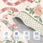 Tapis festonné moderne antidérapant Farmhouse Floral-1819867049