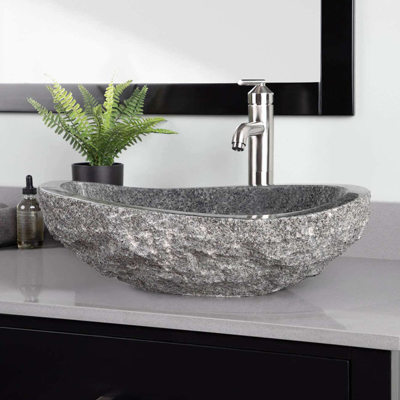 Chevington 14.96'' Granite Specialty Bathroom Sink