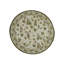 Hand-Knotted High-Quality Ivory, Green, and Pink Round Area Rug