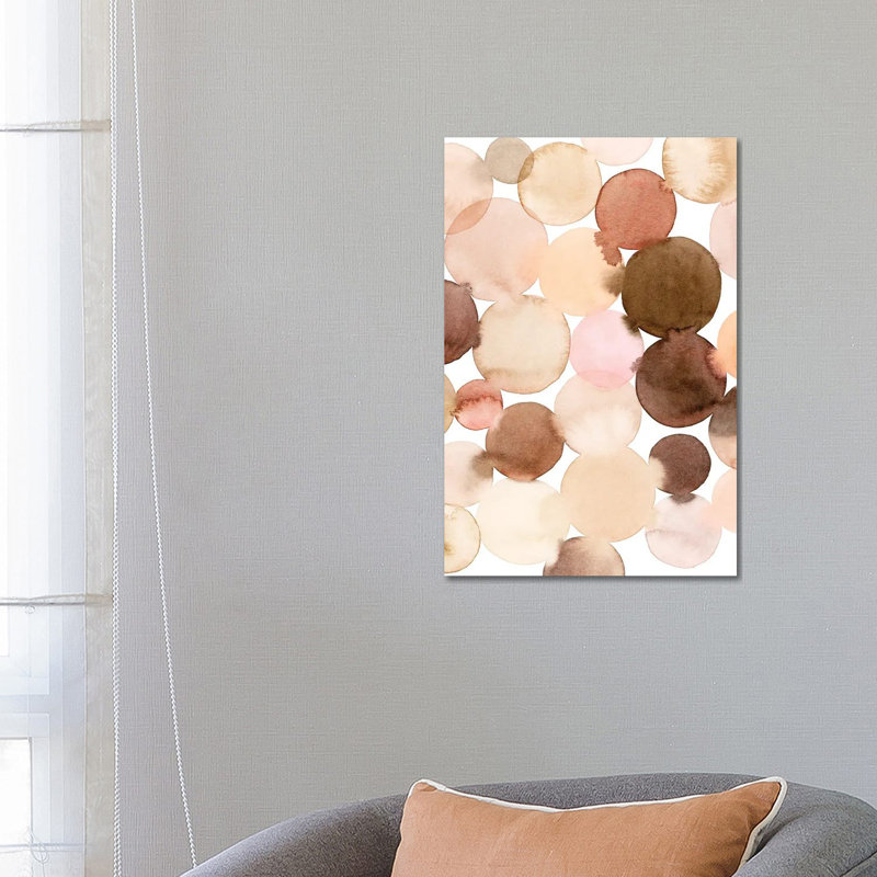 Speckled Clay I by Grace Popp - Wrapped Canvas Painting, 66.04 cm H x 45.72 cm W