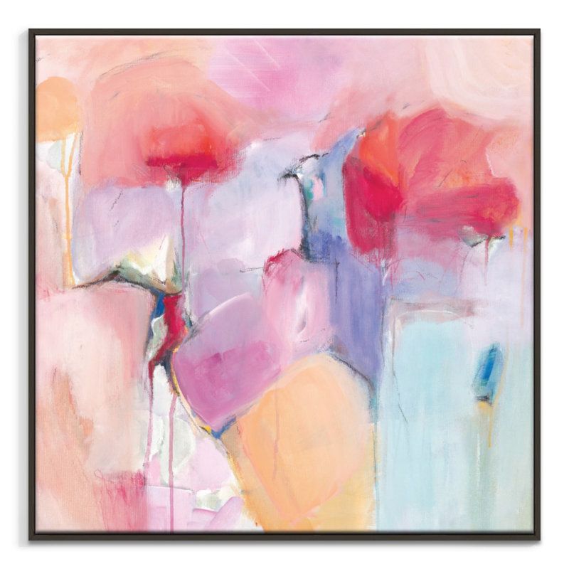 'Tokyo' by Brenda Meynell - Framed Canvas, Wrapped Canvas, 102cm H x 102cm W