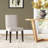 Meria 19.25'' H Linen Blend Upholstered Parsons Chair