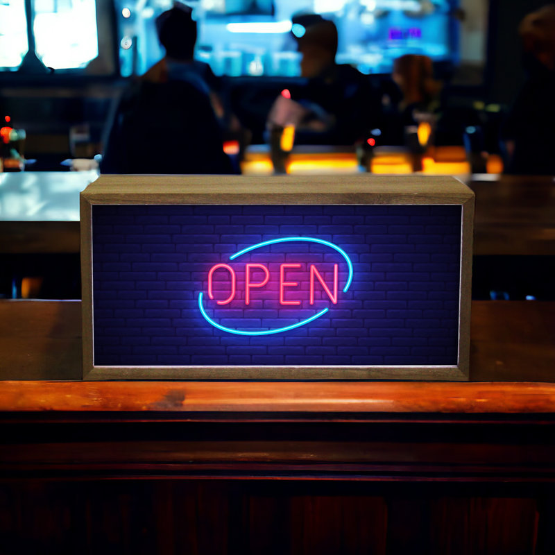 Raybert Open 15" LED Sign