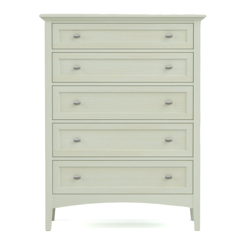 Commode à 5 tiroirs Origins, Nickel