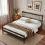 Lit plateforme rétro avec tête de lit style Windsor-131076659-131076661