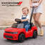 Voiture électrique Dodge SRT sous licence officielle pour tout-petits (1 à 3 ans), avec poignée réglable, rouge.-135593499