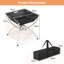 Nihasvi Square Aluminium Smokeless Fire Pit-665134277