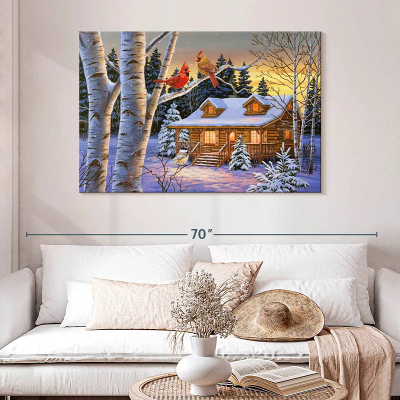 Lilie Rustic Retreat, 32" H x 48" W
