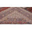 Tapis décoratif rétro en laine rouge traditionnel 10 x 14 pi