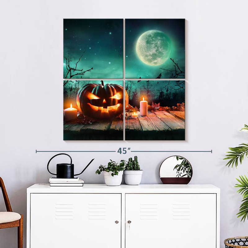 Décoration d'Halloween effrayante Lelend, H 32 po x l 32 po