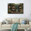 Ensemble de 1 tableau mural floral pour salle de bain-687105453-687105443
