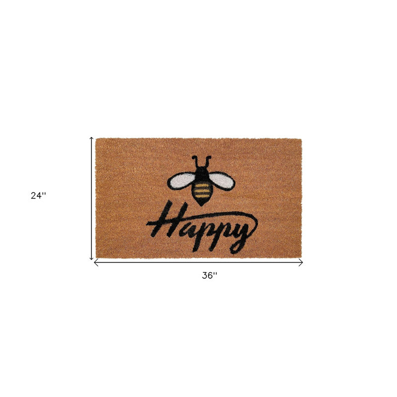 Tapis d'extérieur 24 po x 36 po Coir Bumblee