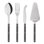 Bistrot Solid 4 - Piece Stainless Steel Hostess Set