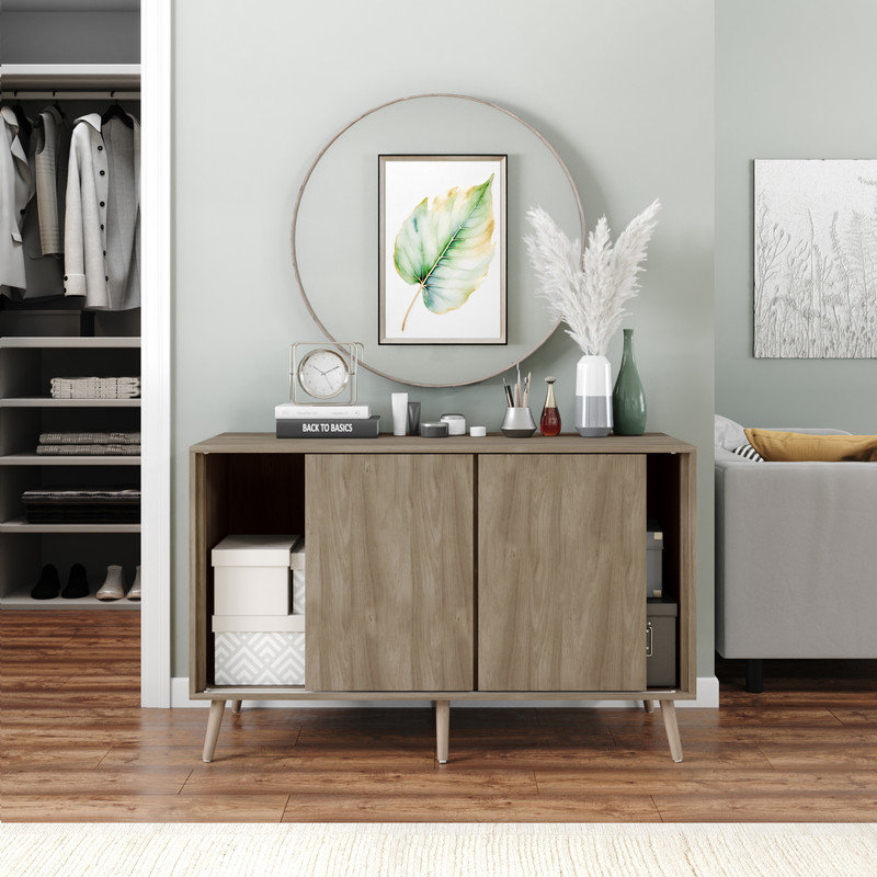 Rectangle Accent Cabinet, Brown/Oak/Beech Wood