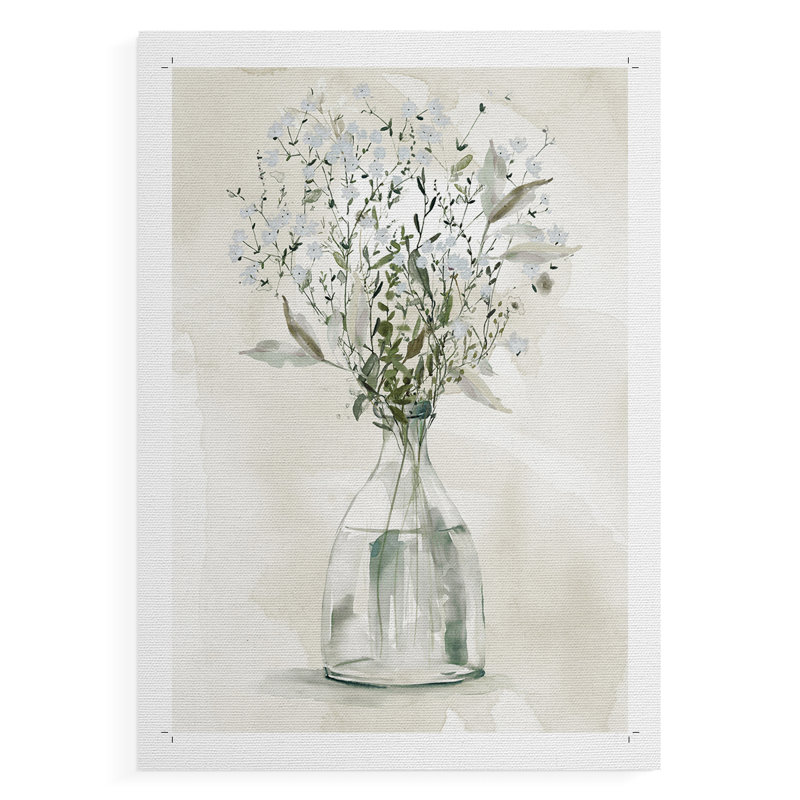 Farmhouse Whites II - Impression sur toile seulement - NON CADRE, H 48 po x l 32 po