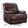 Finkbeiner 37.4'' Wide Classic Premium Genuine Leather Manual Zero Clearance Reclining Home Theater(Set Of 2)
