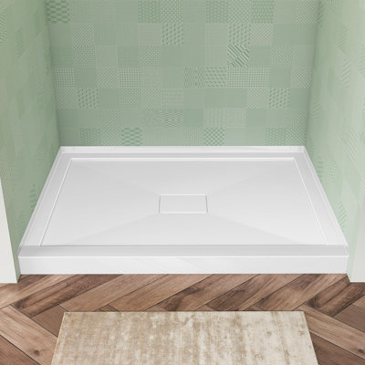 Base de douche en acrylique Alcove