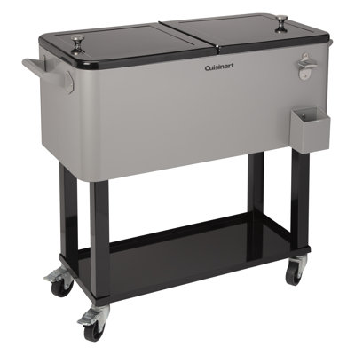 80 Qt. Outdoor Rolling Cooler Cart