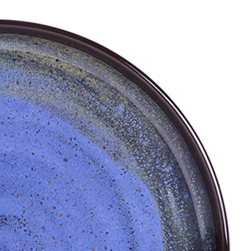 Monet 10.5" Melamine Dinner Plate, Cobalt Design