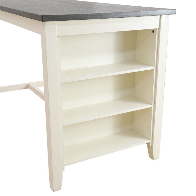 Sarbash White Oak with Black Dining Table