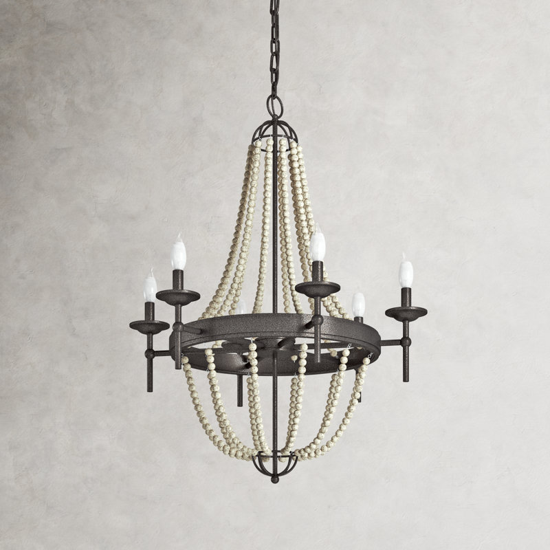 Laurelton 6 - Light Dimmable Empire Chandelier
