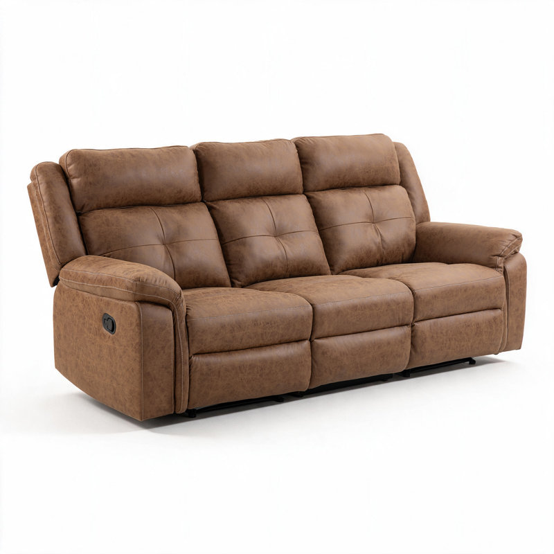 Ensemble de fauteuil inclinable (brun), Brun