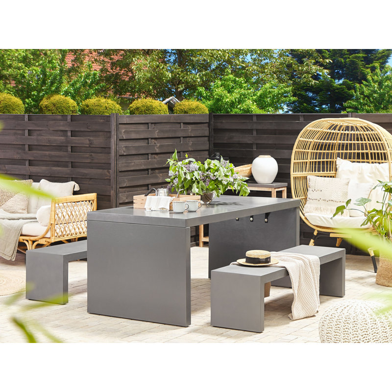 Carlucci Rectangular Outdoor Dining Table , 180cm cm W 90cm cm D