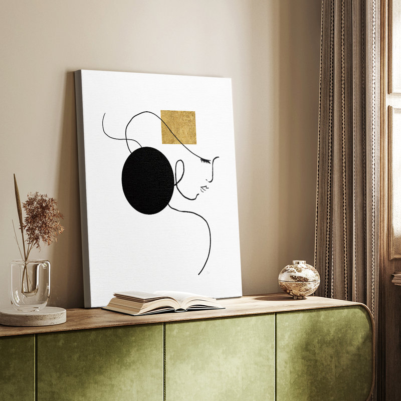 Shapes and Lines I - Gallery Cavas, H 18 po x l 12 po