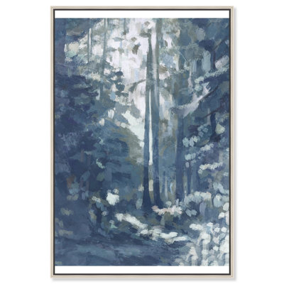 Dream Escape Blue Decor Canvas Print by Art Remedy