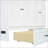 Queen Size Murphy Bed With Large Drawers, White